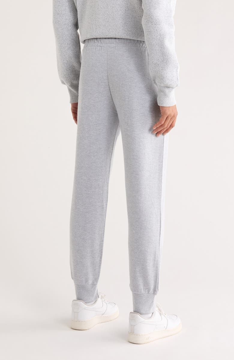 FLEECE FACTORY Tie Waist Boyfriend Joggers, Alternate, color, Grey Mix