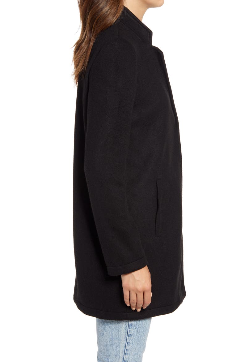 Katrine Brushed Jacket, Alternate, color, BLACK