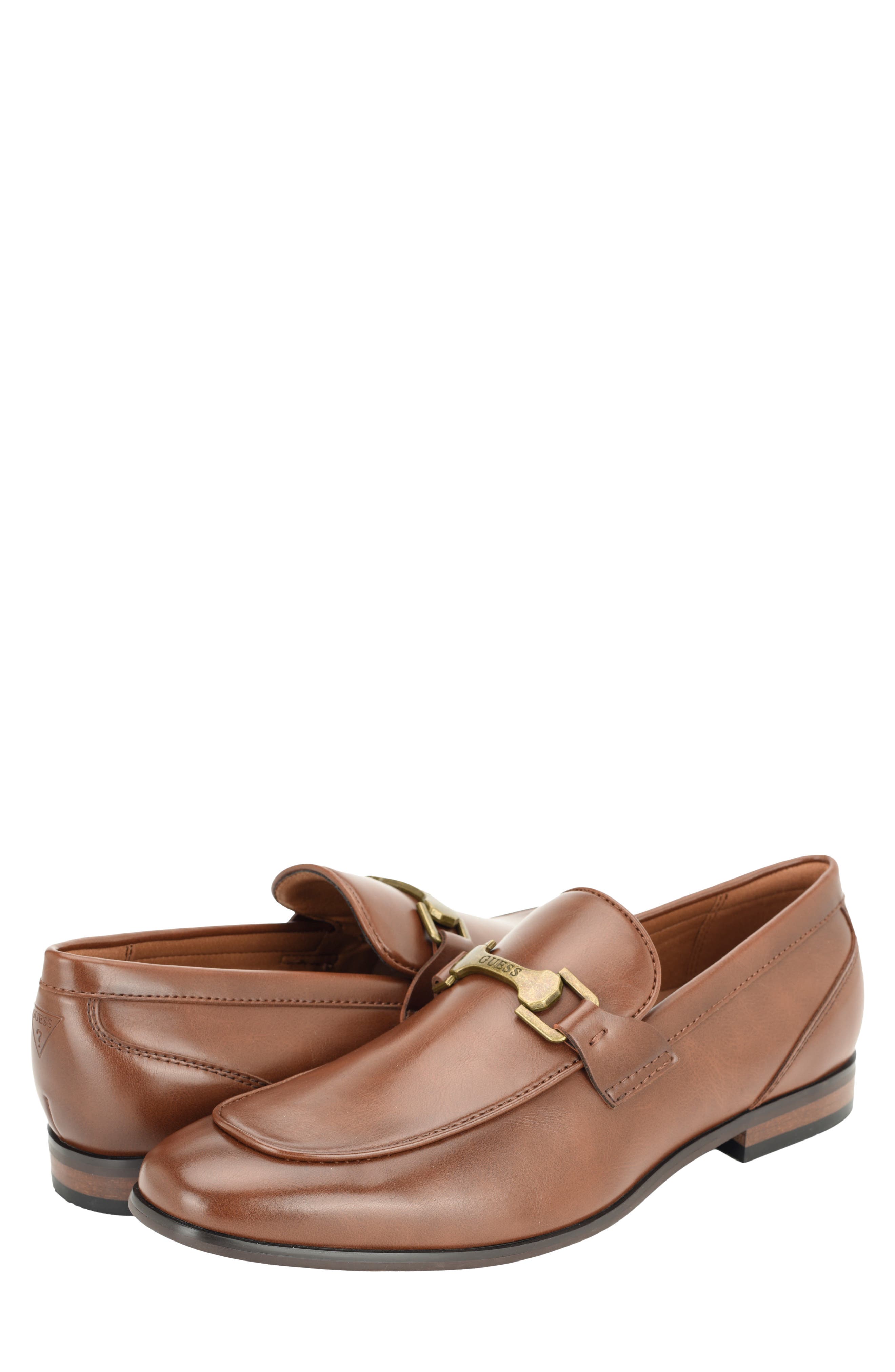 Vanor Faux Leather Bit Loafer, Alternate, color, DARK NATURAL