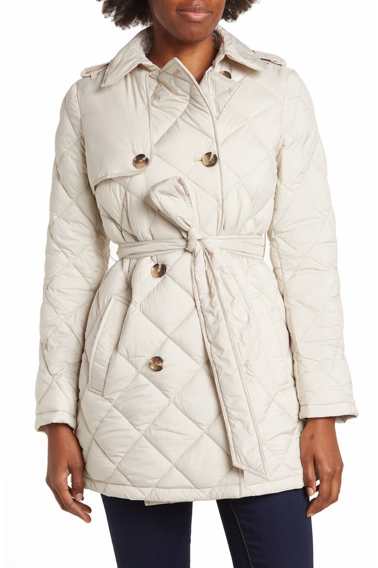 Quilted Trench Boat, Main, color, PEBBLE