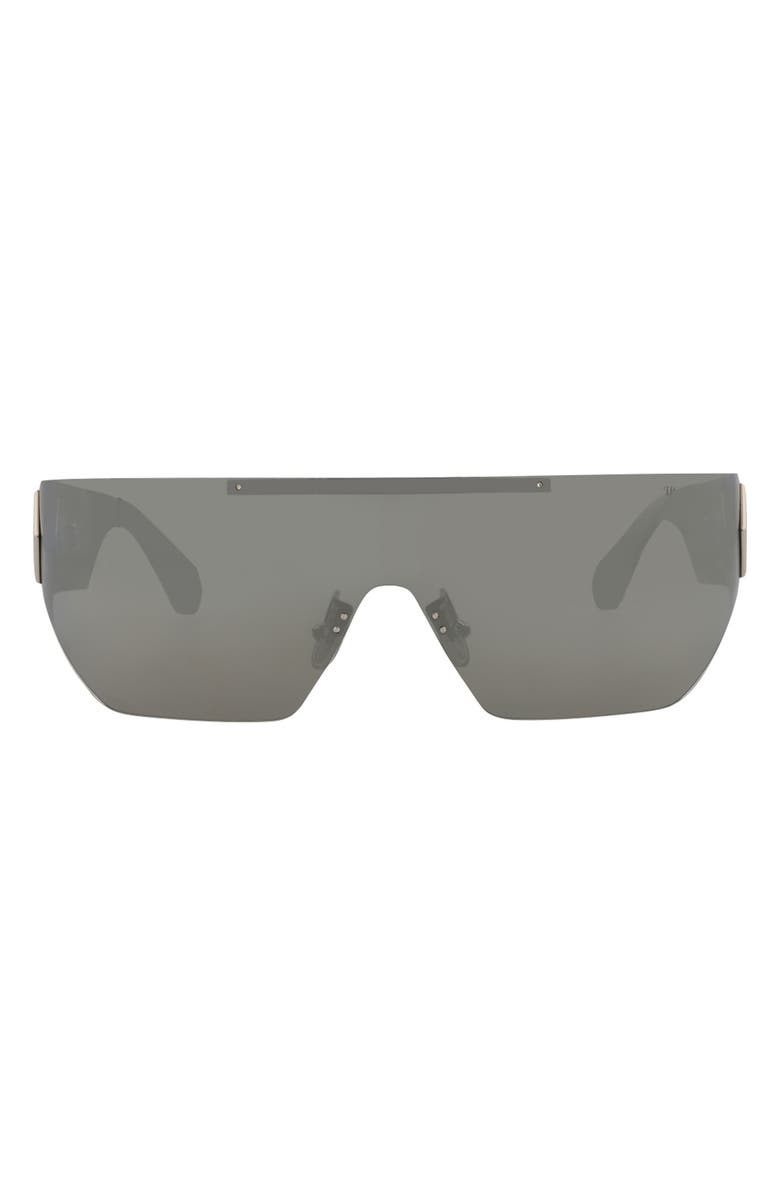 PHILIPP PLEIN 99mm Oversize Shield Sunglasses, Main, color, 