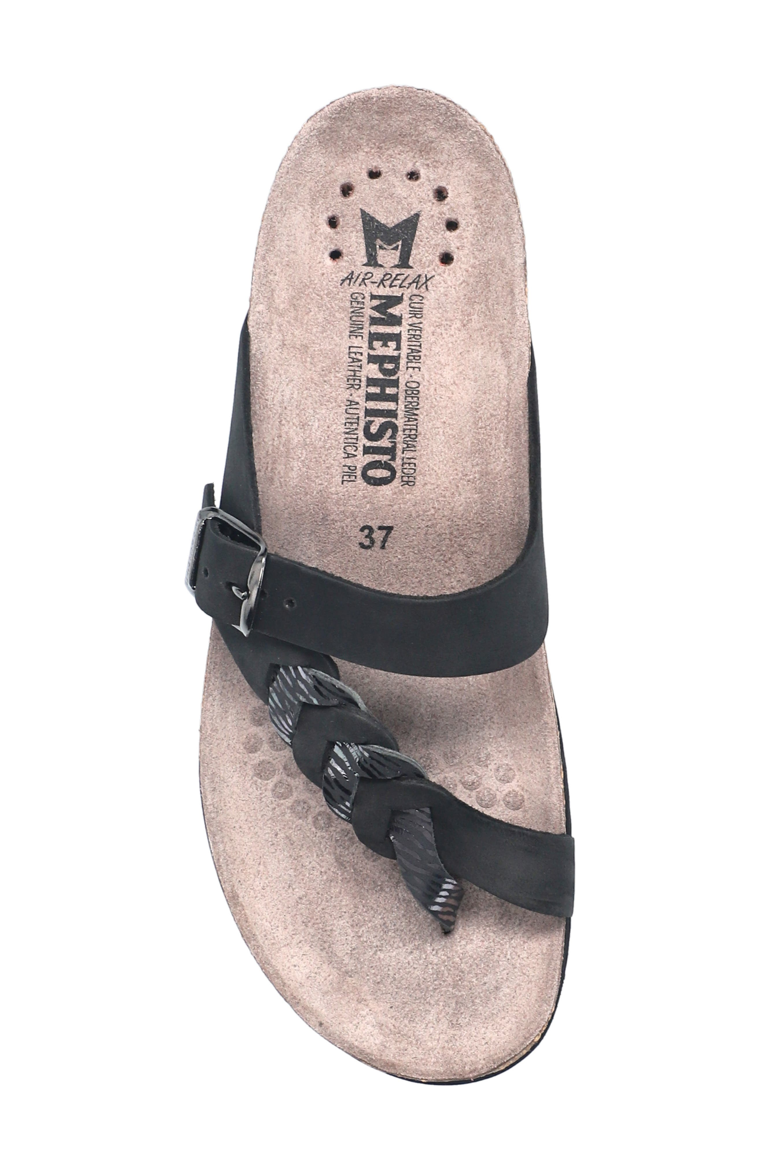 Mephisto Heleonore Toe Post Sandal, Alternate, color, 