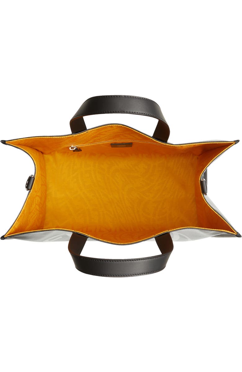 Fendi x Sarah Coleman Fisheye Logo Coated Canvas Tote, Alternate, color,