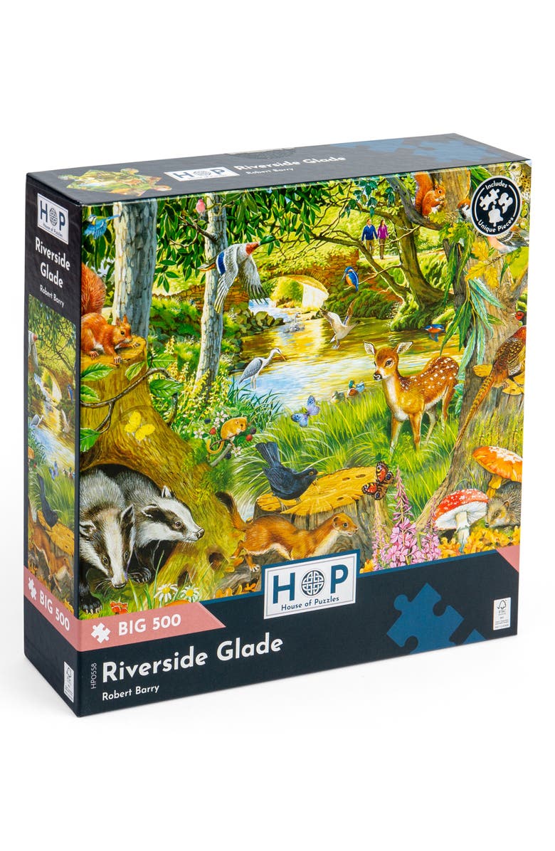 The House of Puzzles Riverside Glade Big 500-Piece Jigsaw Puzzle, Main, color, 