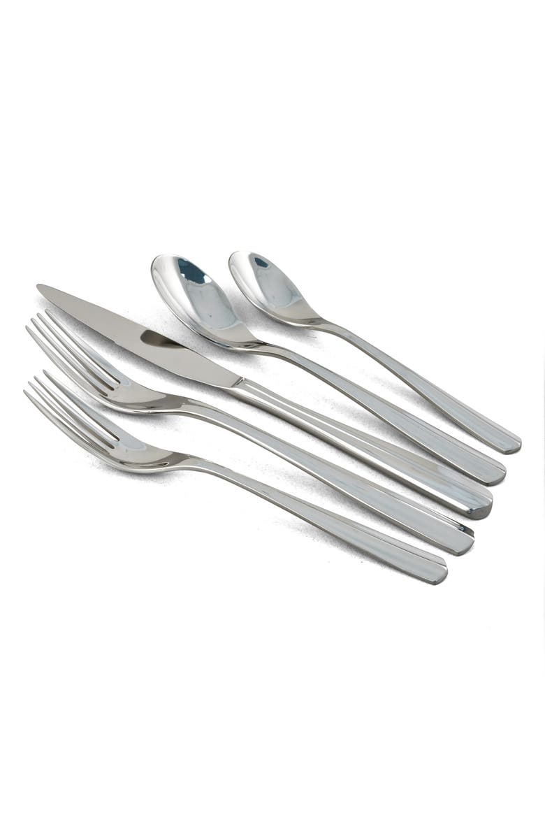 Ginkgo Flatware Nocture 20-Piece Flatware Set, Alternate, color, 