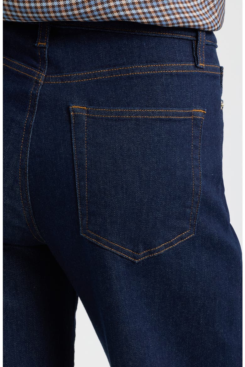 The Palace High Waist Wide Leg Jeans, Alternate, color, RINSE
