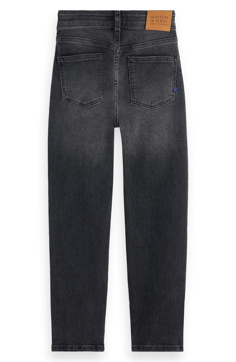 Scotch & Soda Kids' Dean Loose Tapered Jeans, Alternate, color, Black