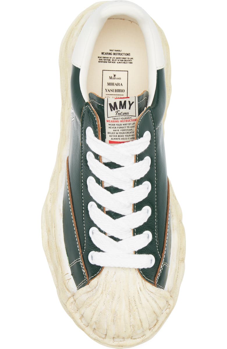 Maison MIHARA YASUHIRO Blakey OG Sole Leather Sneaker, Alternate, color, Green