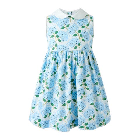 Hydrangea Peter Pan Collar Dress (Toddler, Little Kid, Big Kid)