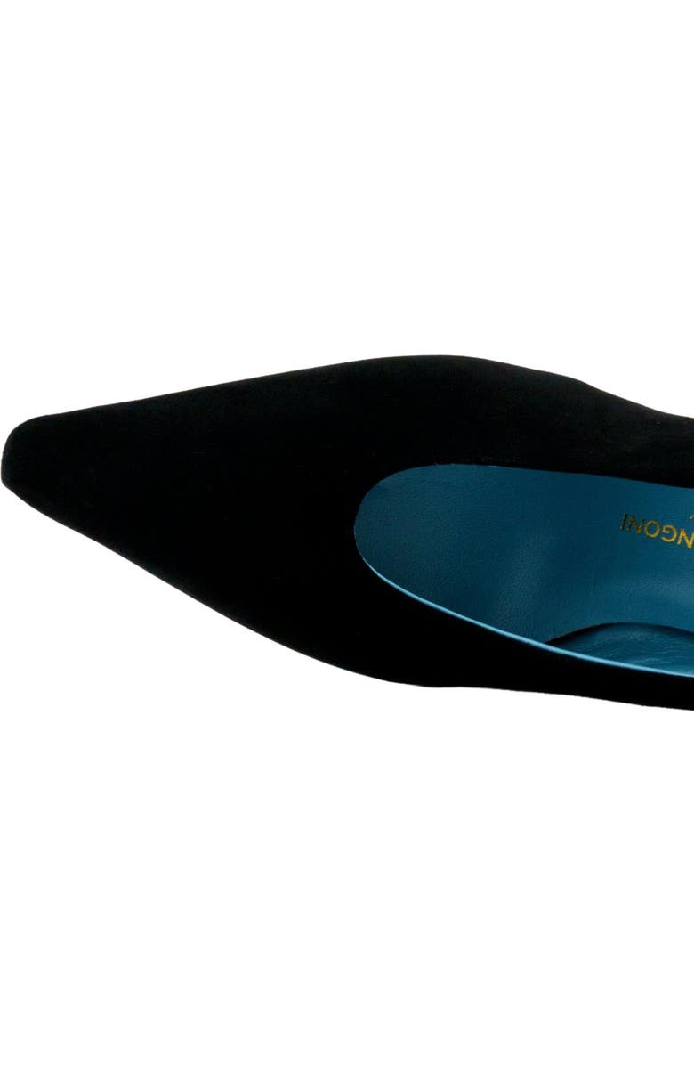 Valentina Rangoni Fedra V Throat Pump, Alternate, color, Black Cashmere