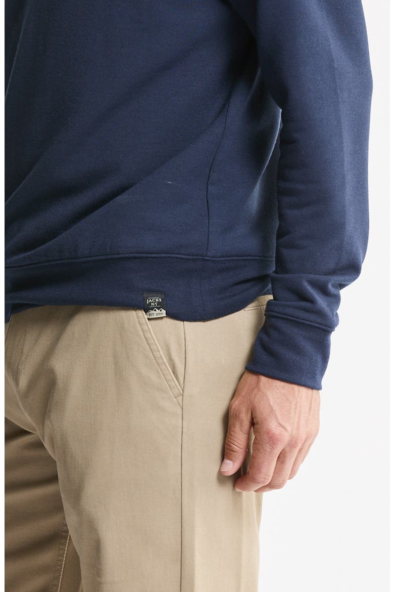Soft Touch Fleece Crewneck Sweatshirt, Alternate, color, NAVY