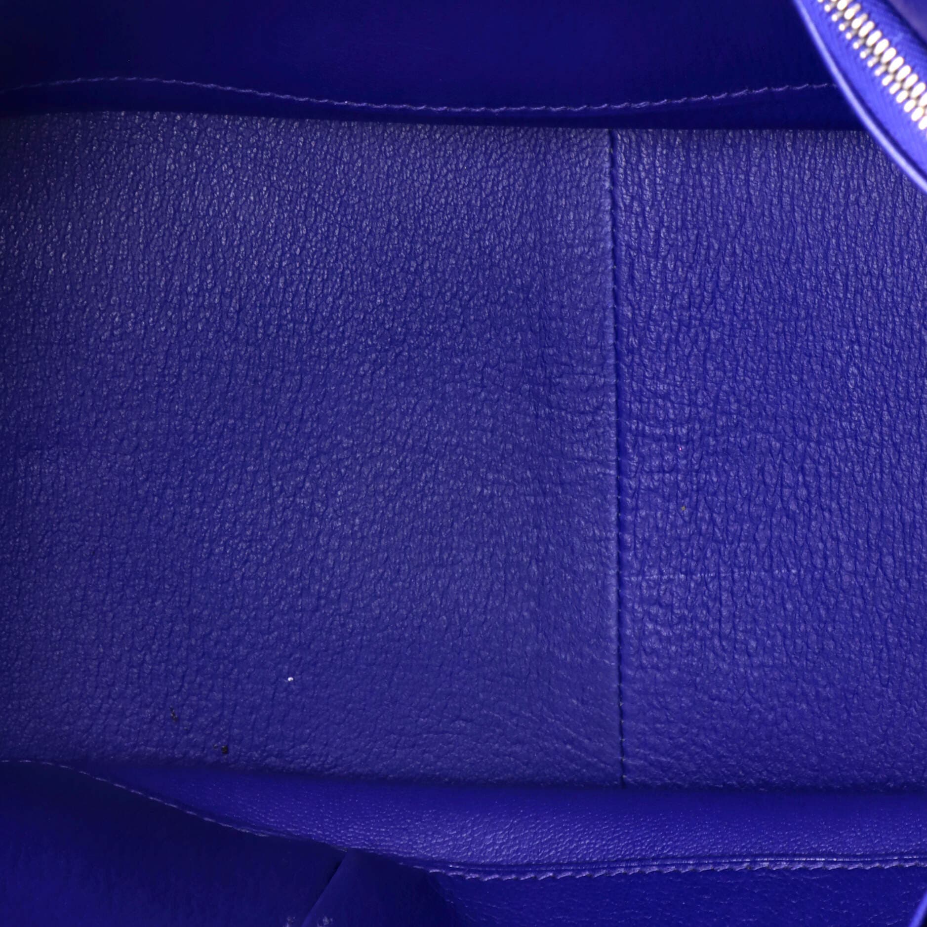 Pre-Owned Hermes Jypsiere Bag Clemence 34, Alternate, color, Bleu Electrique