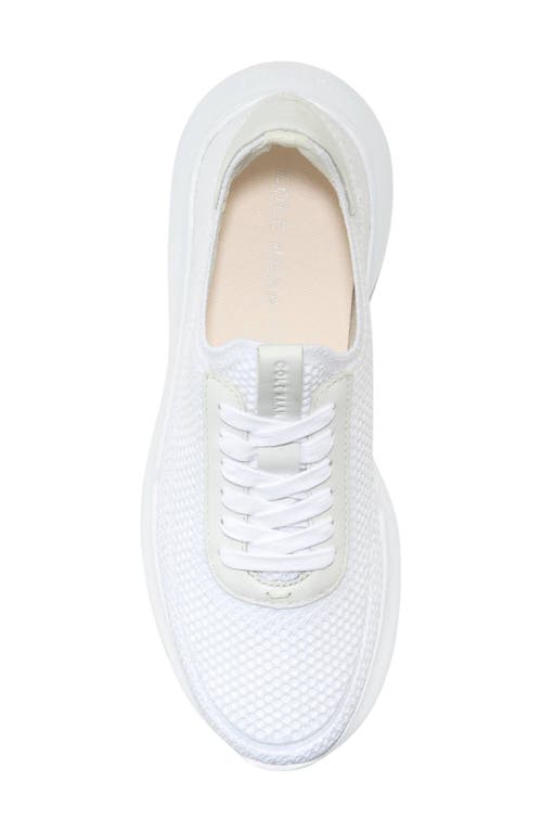 Cole Haan Grand Crosscourt Stitchlite Runox Sneaker In White Stitchlite