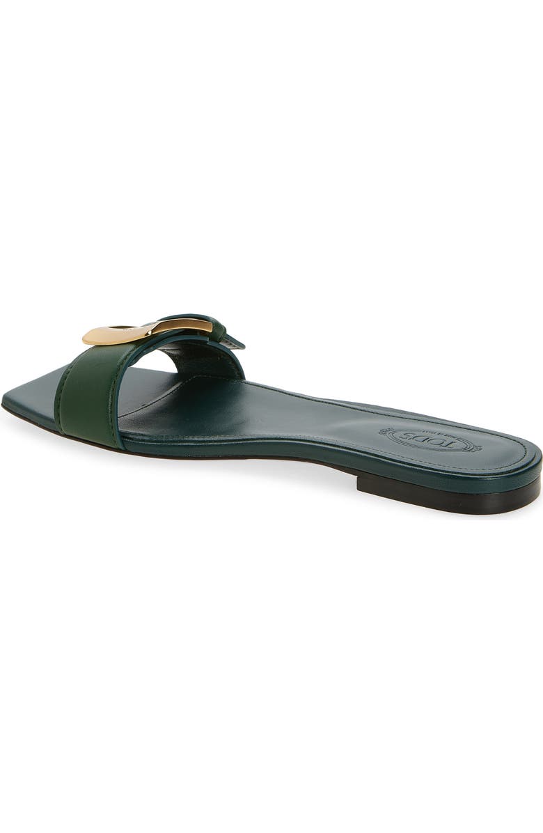 Tod's Buckle Slide Sandal, Alternate, color, Sycamore