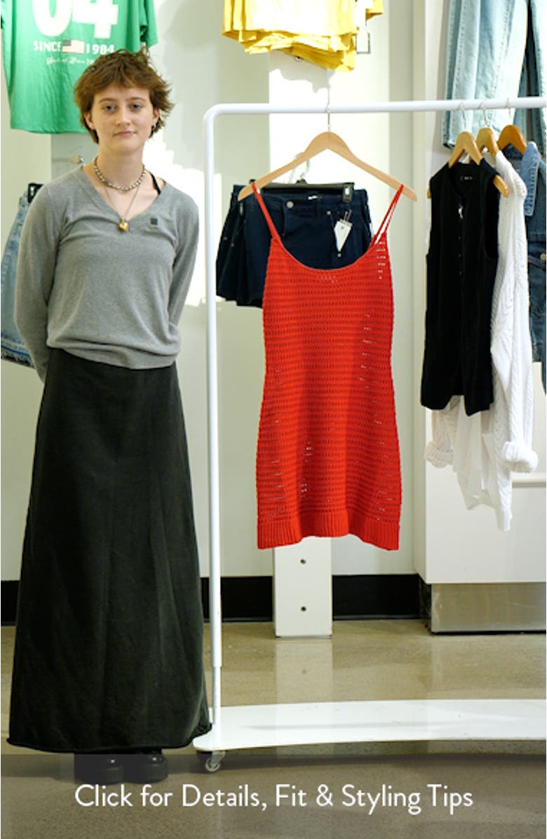 Oasis Open Stitch Minidress, sales video thumbnail