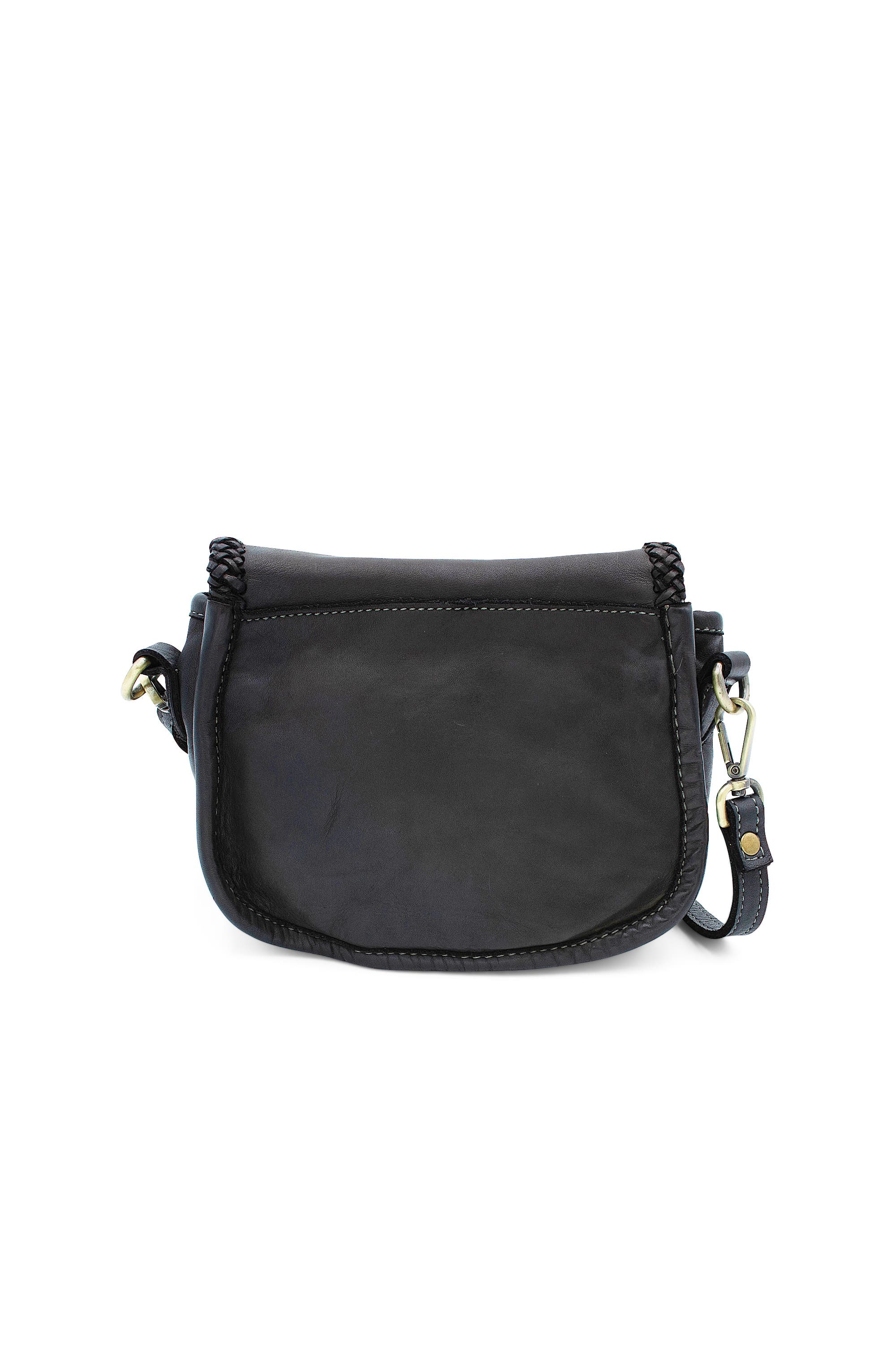 Bolsa Nova Naples Saddle Bag, Alternate, color, Black