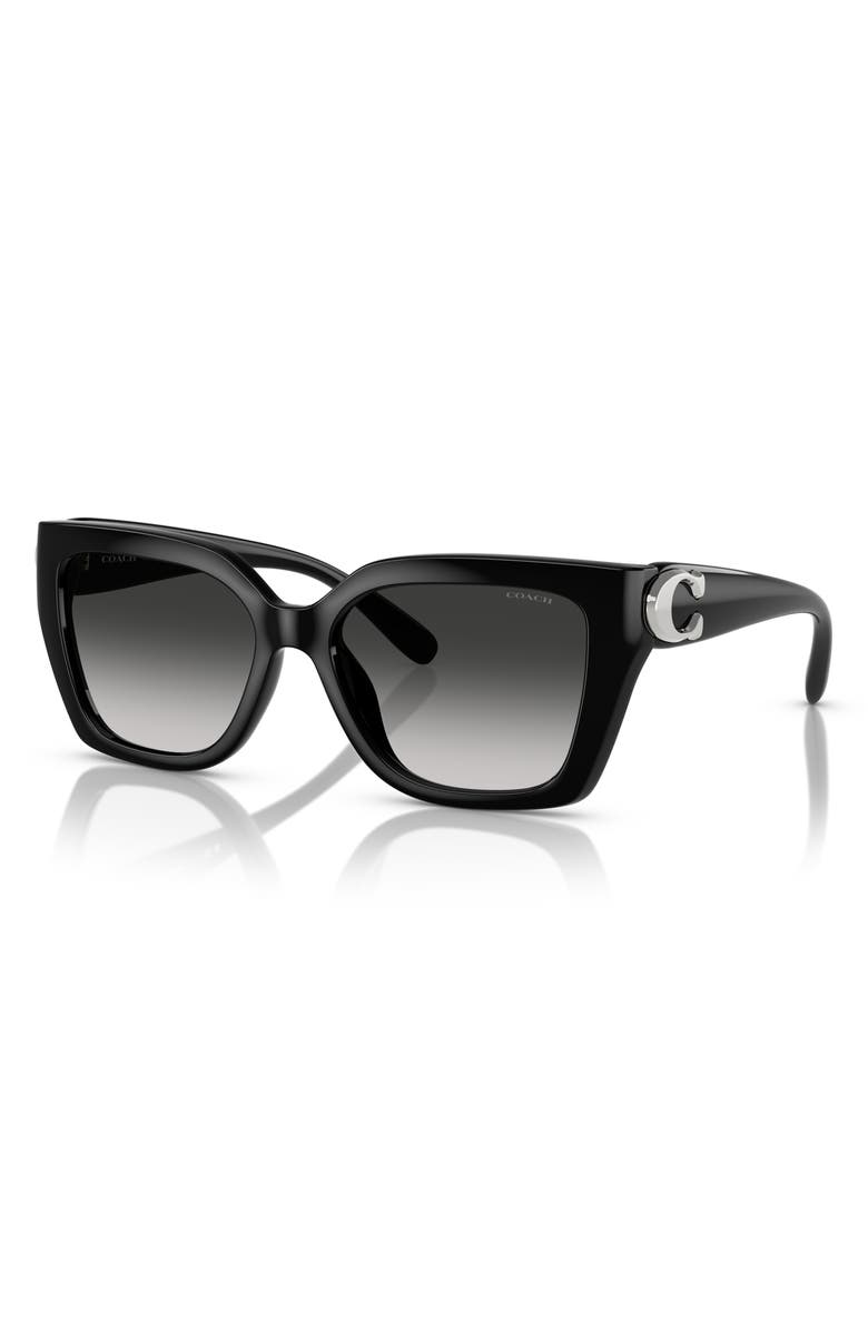 COACH 57mm Gradient Square Sunglasses, Alternate, color, 