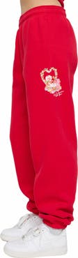 Samii Ryan | Life Is Sweet Sweatpants , Red , Medium , 3