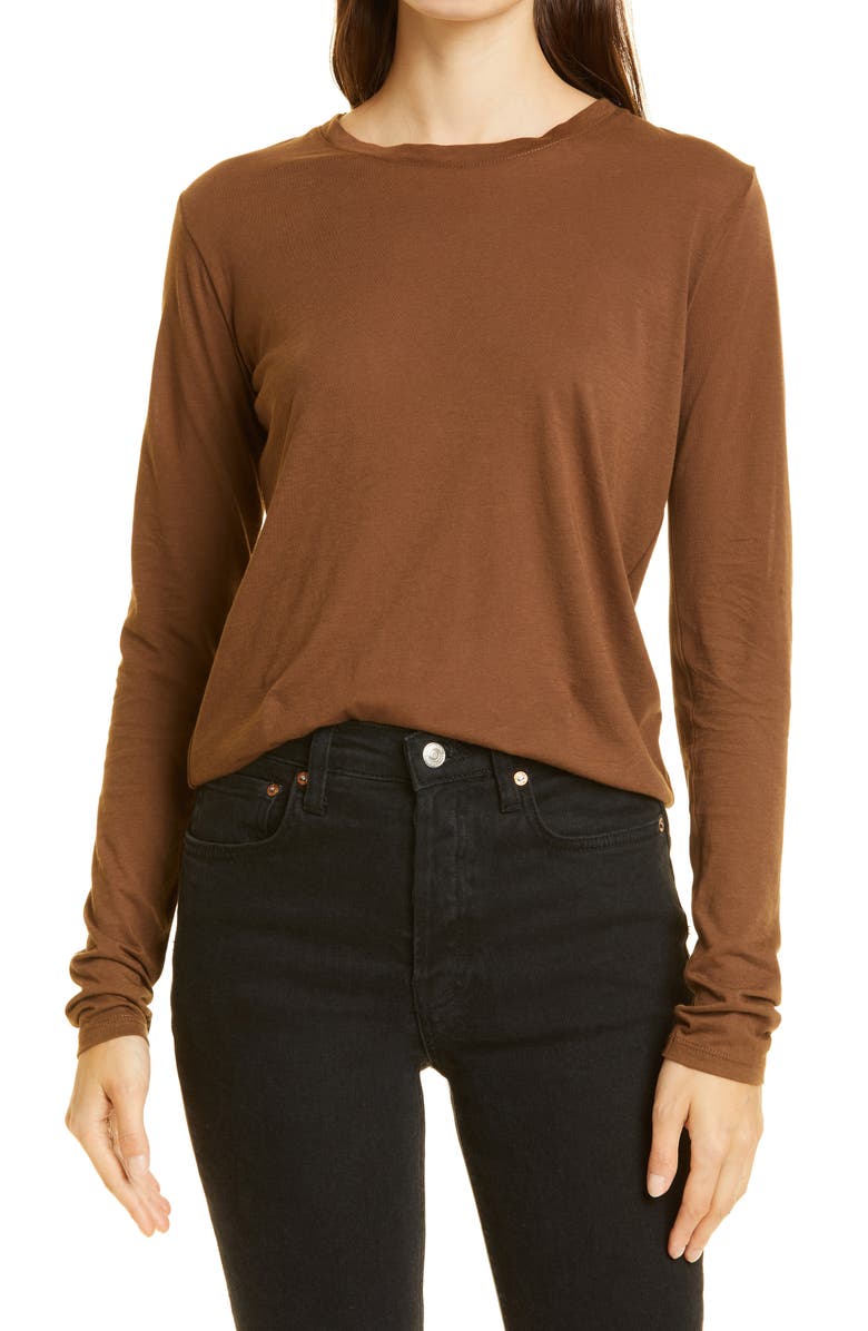 Vince Essential Long Sleeve T-Shirt, Main, color,