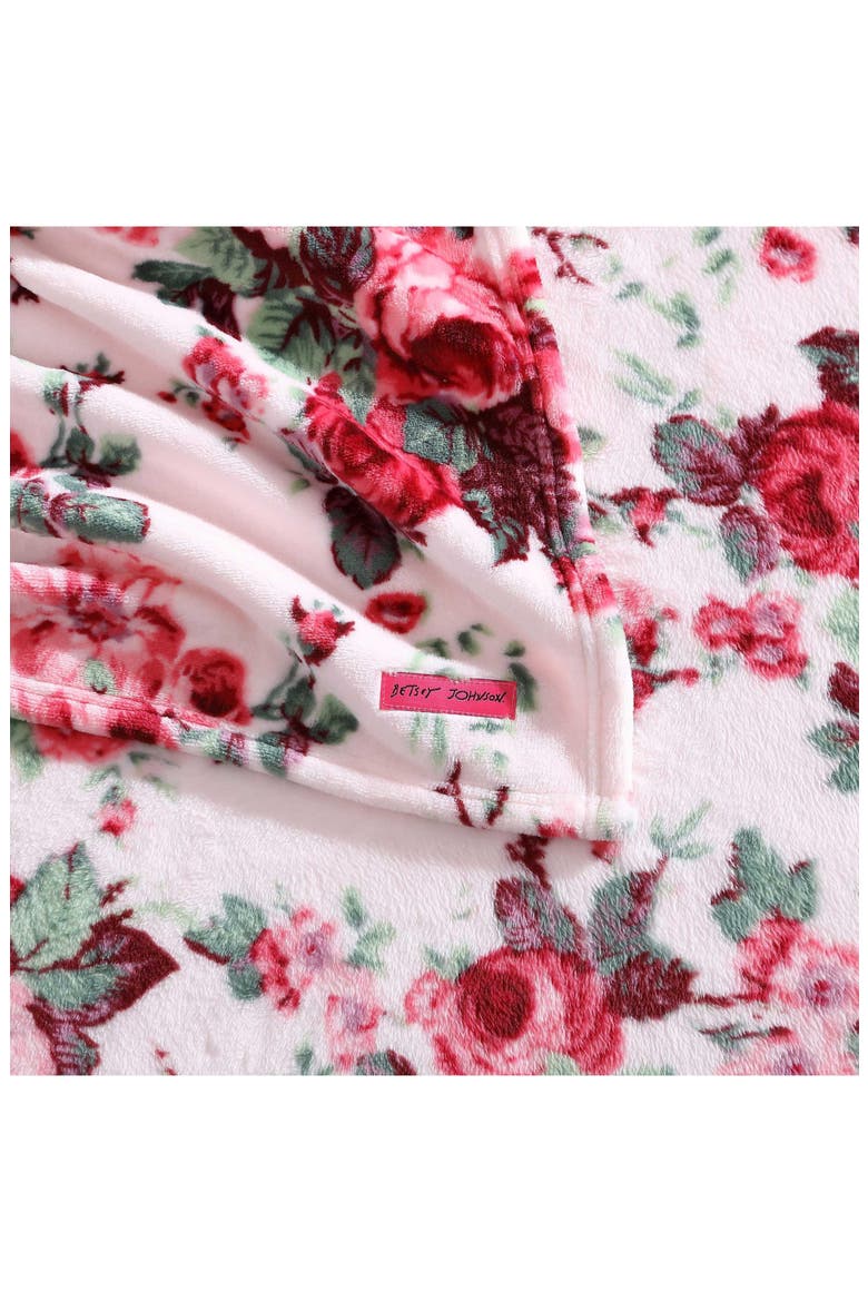 Floral Blanket, Alternate, color, PINK