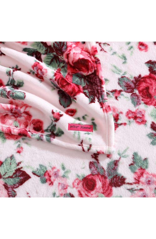 BETSEY JOHNSON BETSEY JOHNSON FLORAL BLANKET