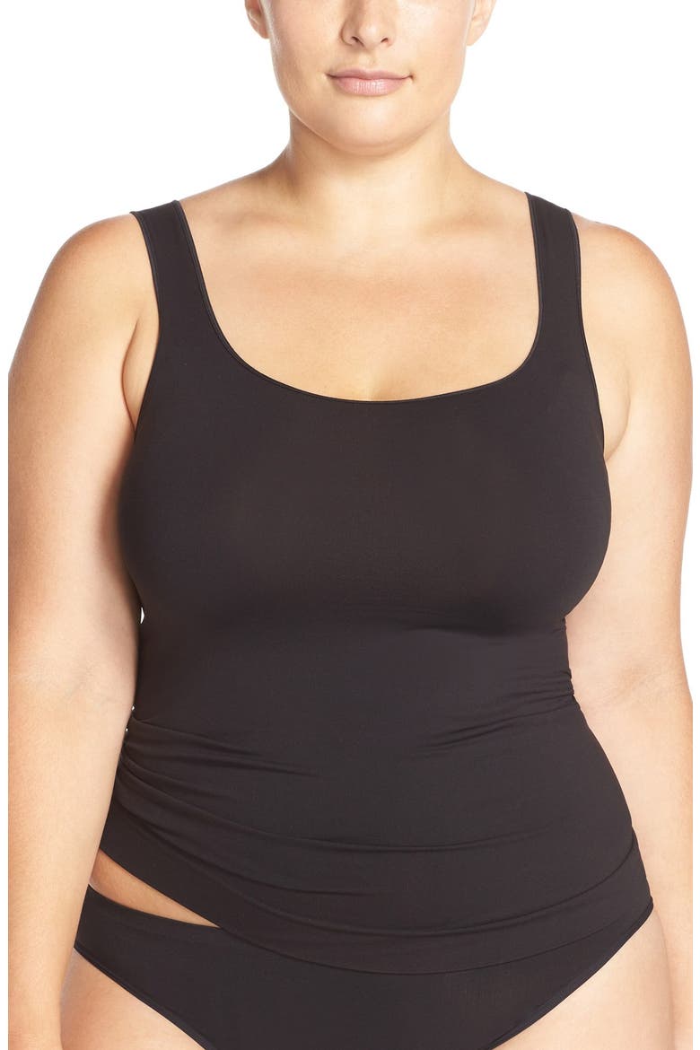 Two-Way Seamless Tank, Main, color, BLACK