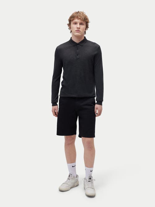 Gobi Mongolian Cashmere Cashmere Silk Polo In Gray