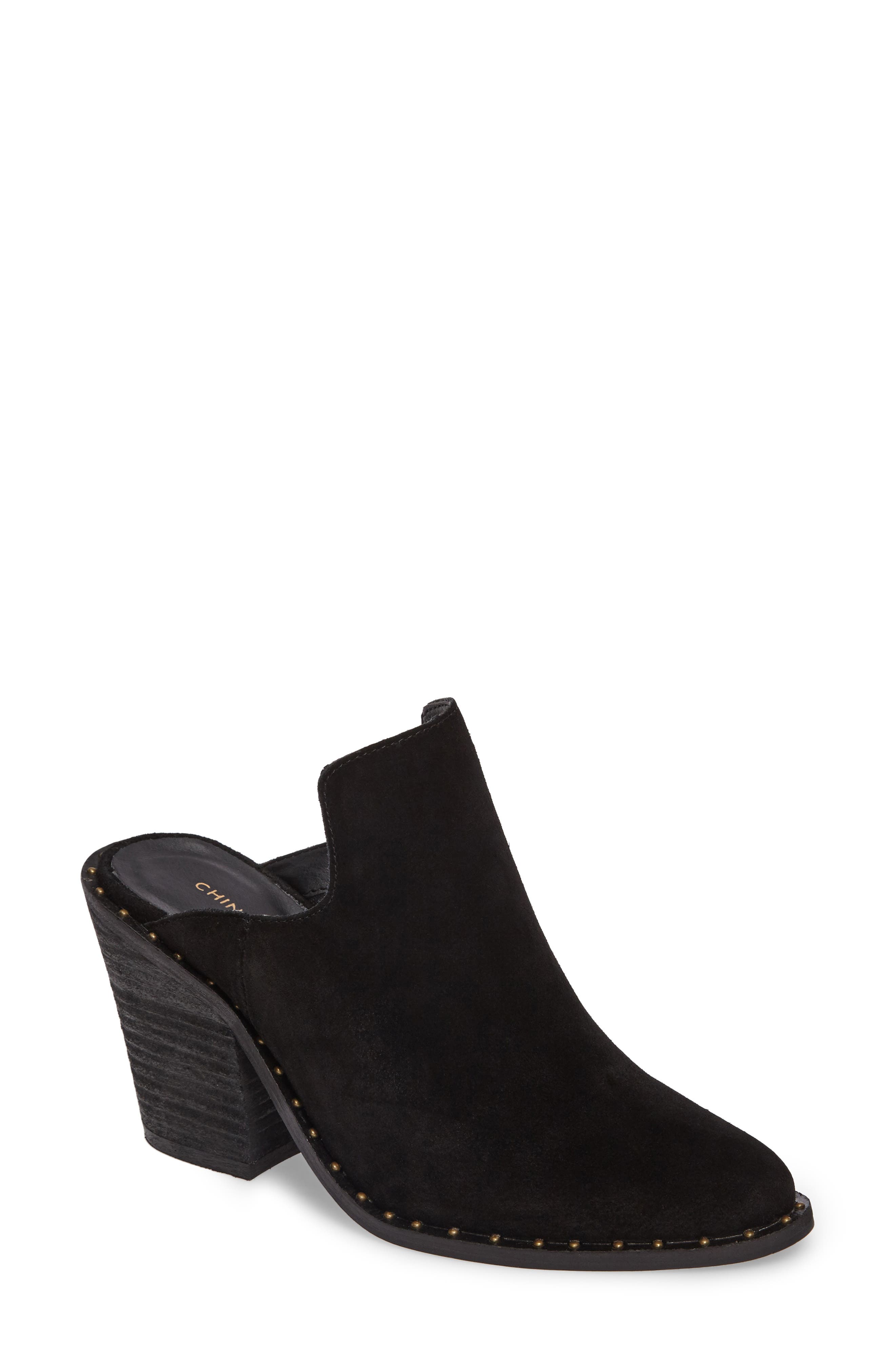 Springfield Mule Bootie, Main, color, BLACK