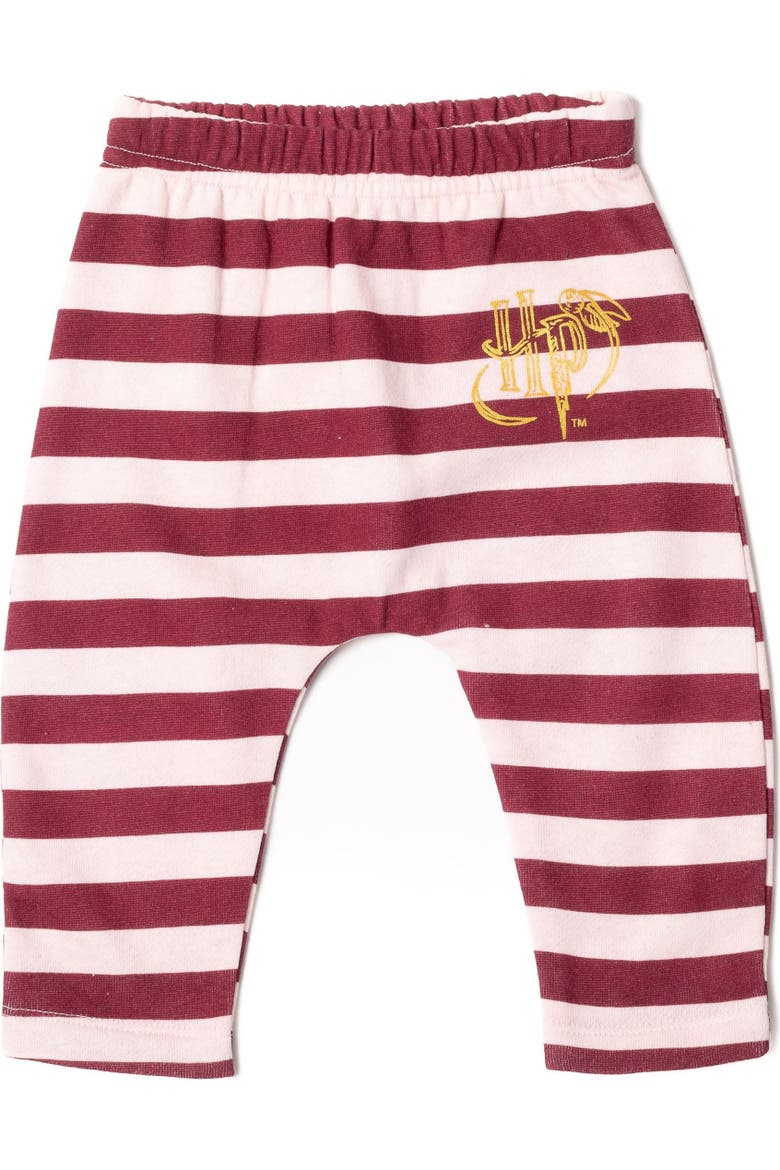 3-Piece Hoodie Bodysuit and Pants Set, Alternate, color, Hedwig Pink Ivory