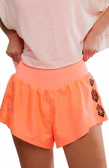 Free People Carpe Diem Logo Shorts