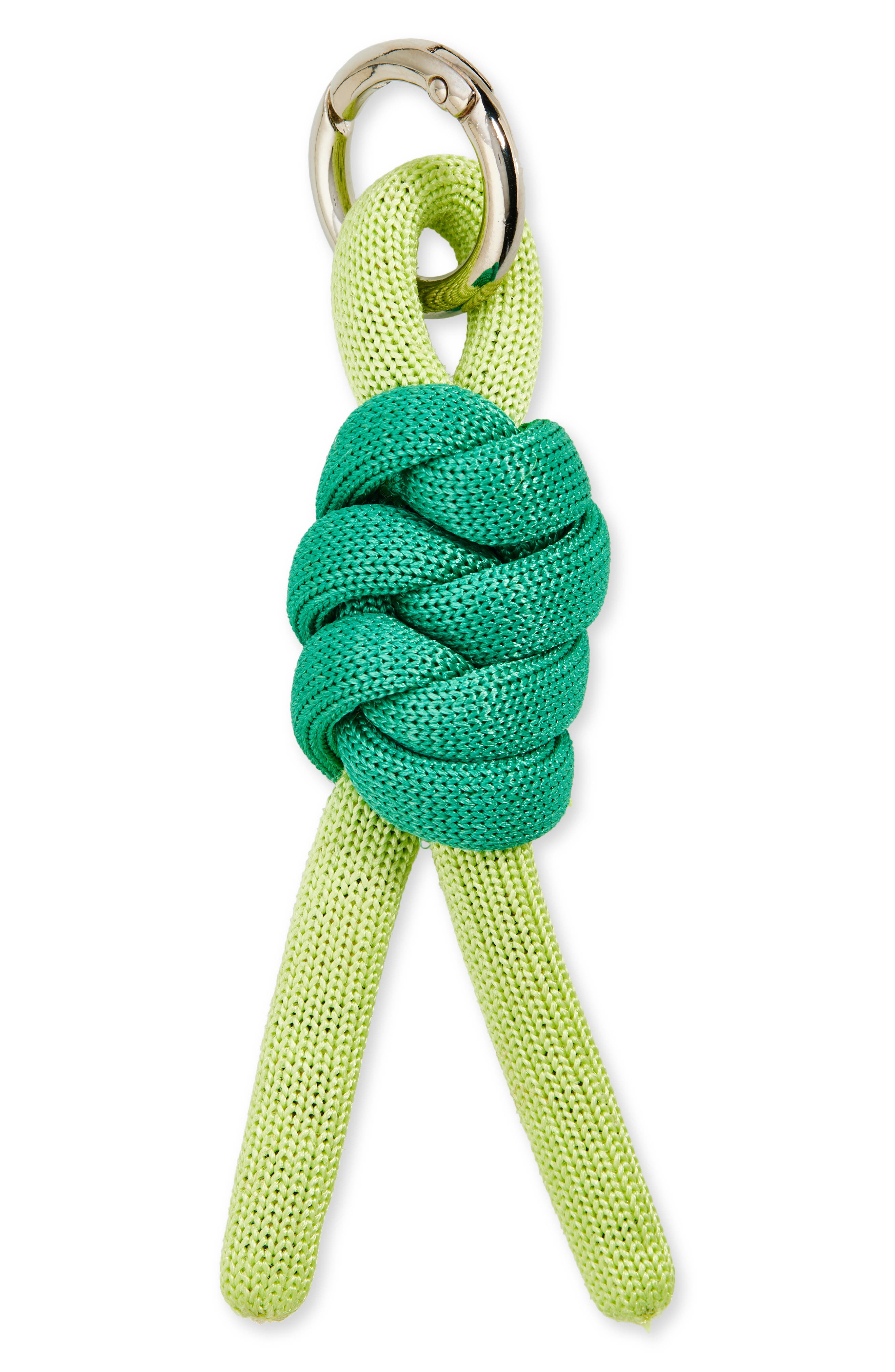 verloop Colorblock Knot Key Chain in Lime 