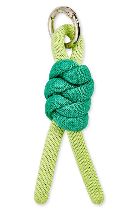 Colorblock Knot Key Chain