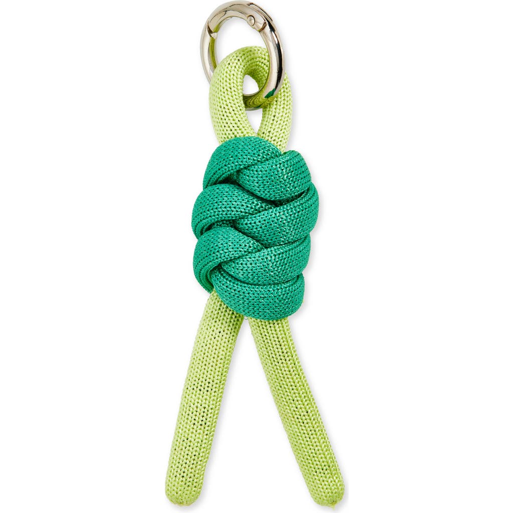 Verloop Colorblock Knot Key Chain In Green