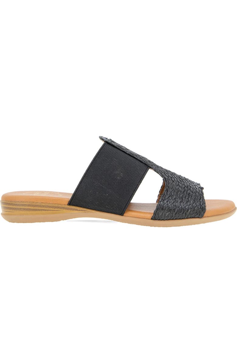 André Assous Norah Slide Sandal, Alternate, color, Black