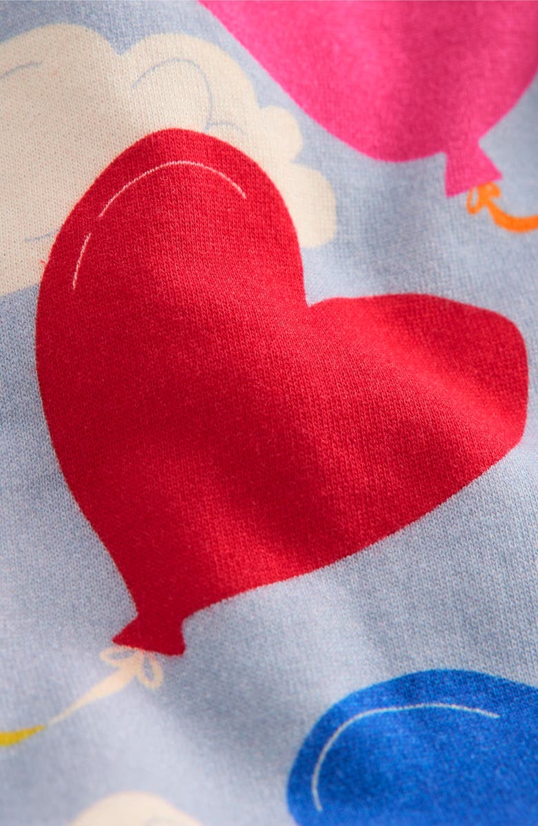 Mini Boden Kids' Heart Balloon Sweatshirt, Alternate, color, 