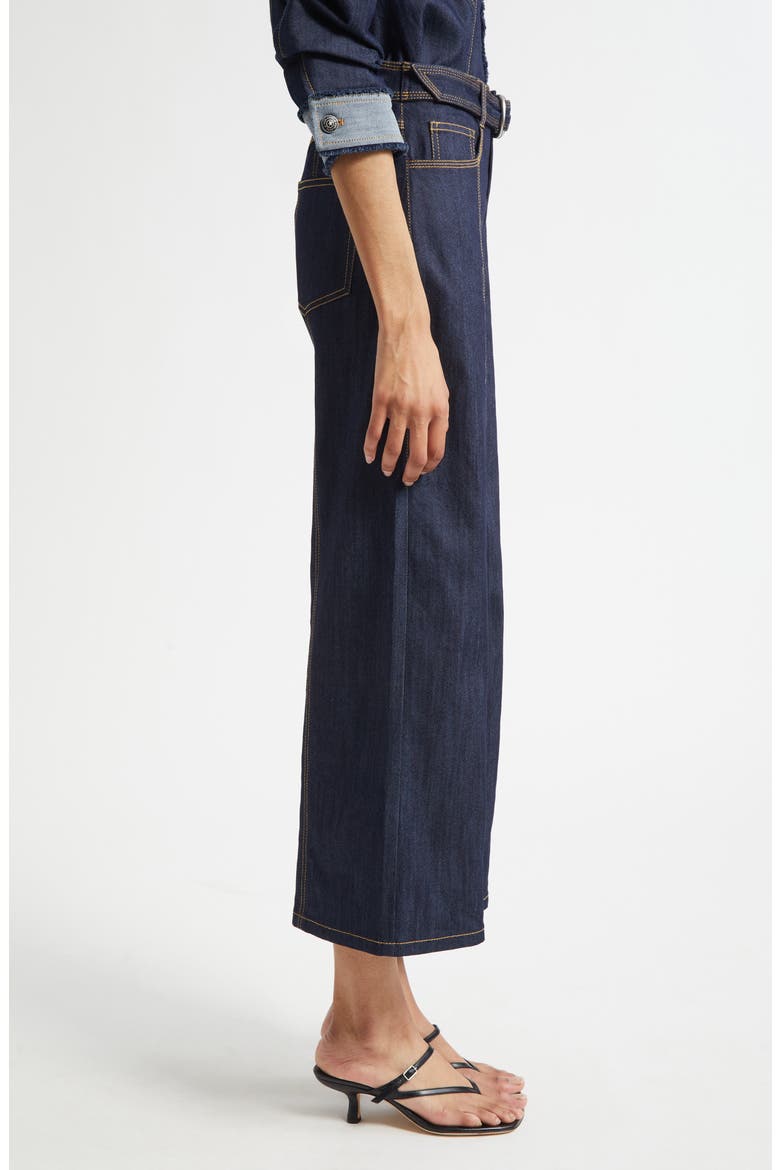 Madi Crop Wide Leg Jeans, Alternate, color, INDIGO