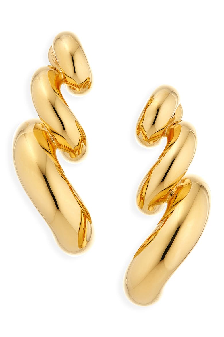 Torsion Drop Earrings, Main, color, OR