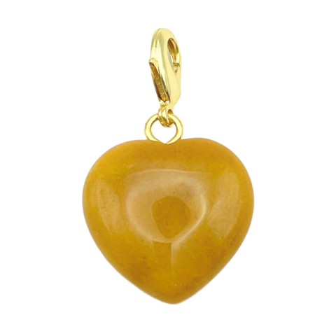 Semi Precious Stone Heart Pendant