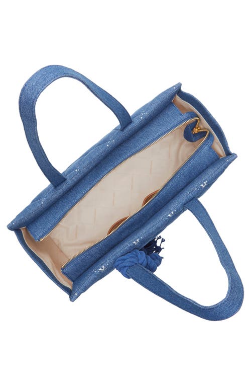 Vince Camuto Barry Quilted Denim Tote