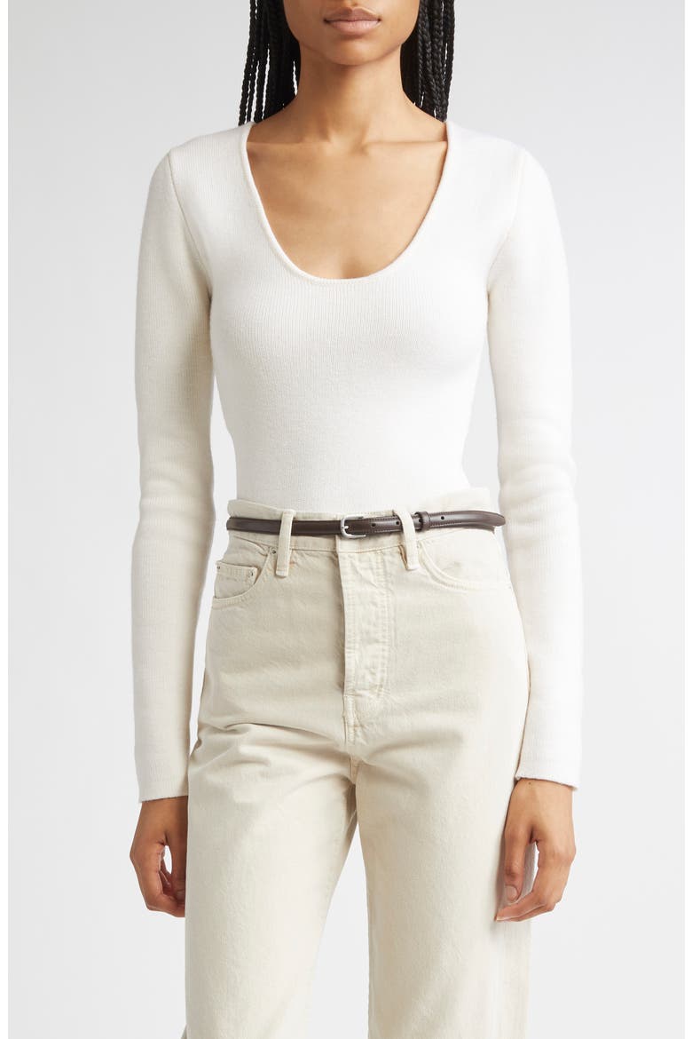 Merino Knit Top, Main, color, ECRU