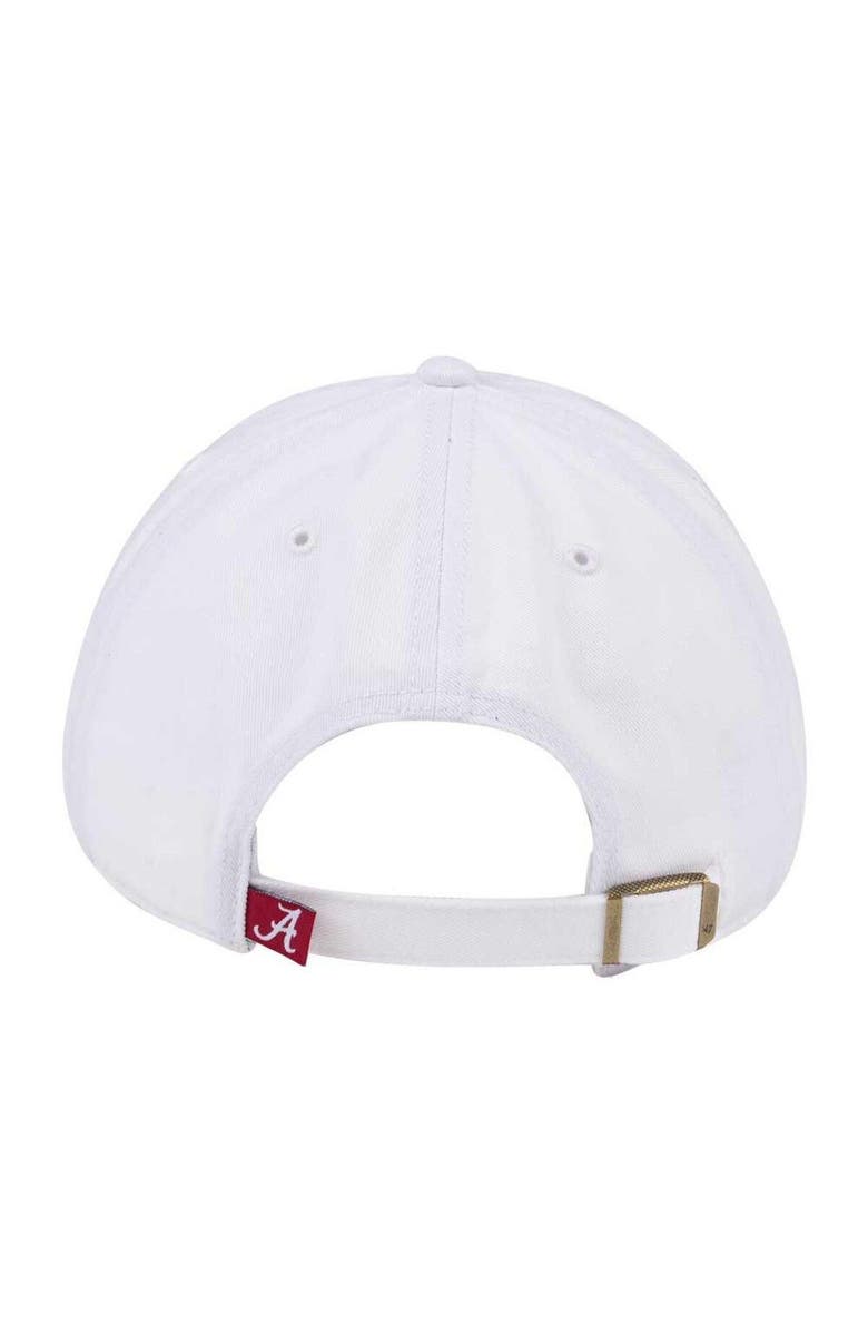 '47 Alabama Crimson Tide '47 Clean Up Adjustable Hat - White, Alternate, color, White