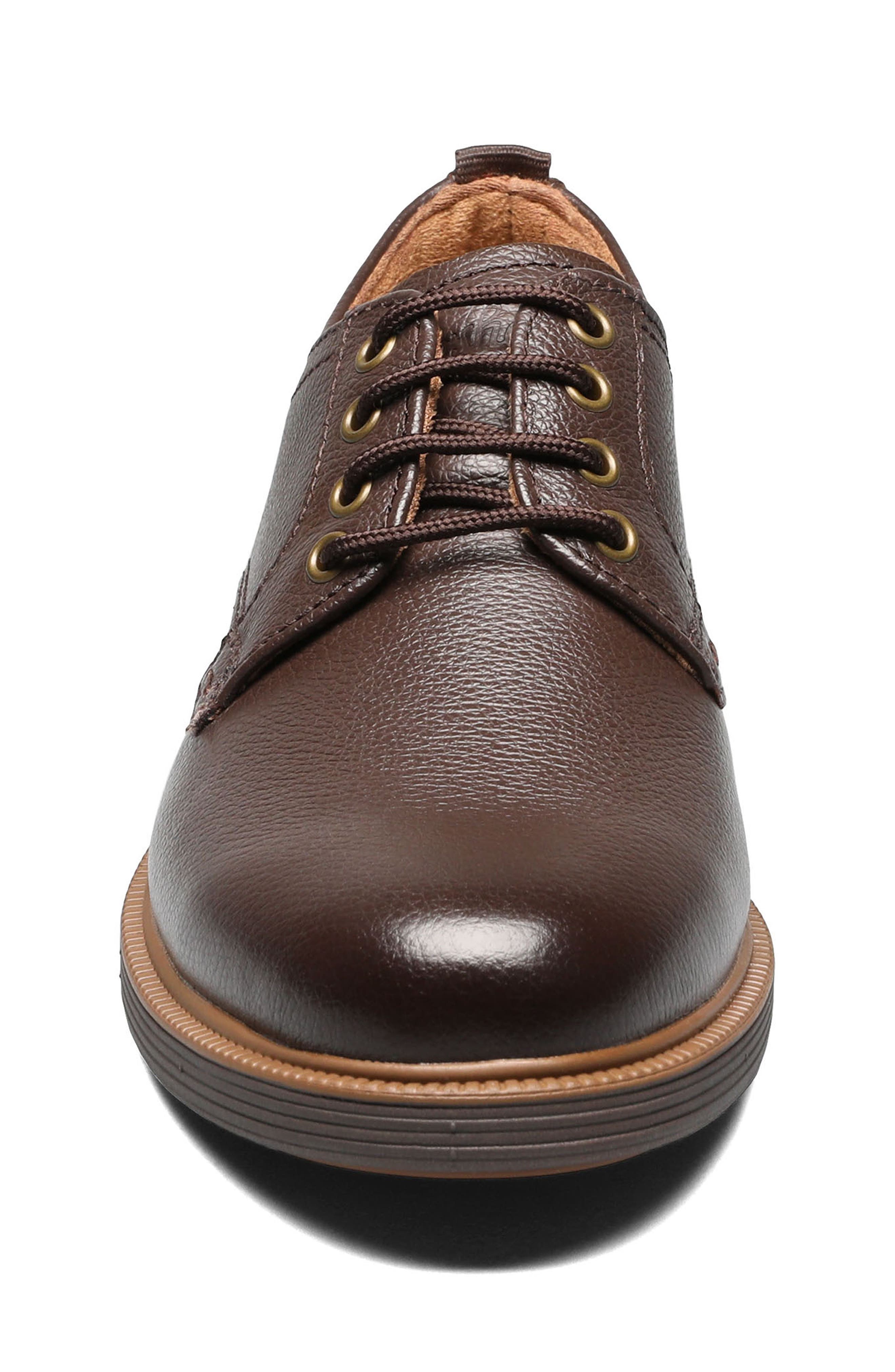 Florsheim Supacush Jr. Plain Toe Oxford, Alternate, color, Brown