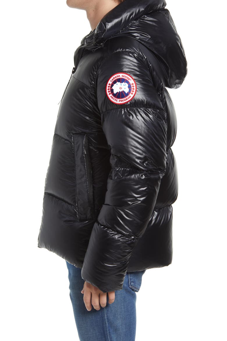 Crofton Water Resistant Packable Quilted 750 Fill Power Down Jacket, Alternate, color, BLACK