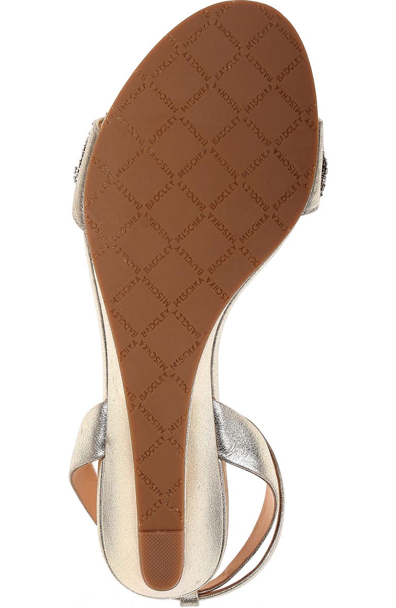 Badgley Mischka Collection Badgley Mischka Hatch Crystal Embellished Sandal, Alternate, color,
