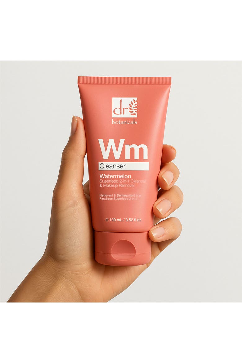 Watermelon 2-in-1 Cleanser & Makeup Remover with Glycolic Acid, Salicylic Acid and Lactic Acid, Alternate, color, None
