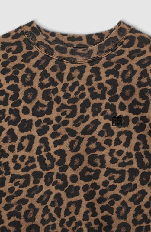 Anine Bing Miles Sweatshirt In Animal Print