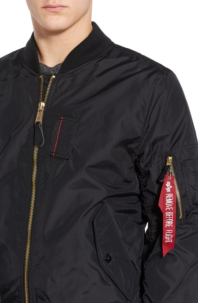 Alpha Industries 'Skymaster' MA-1 Bomber Jacket, Alternate, color, 