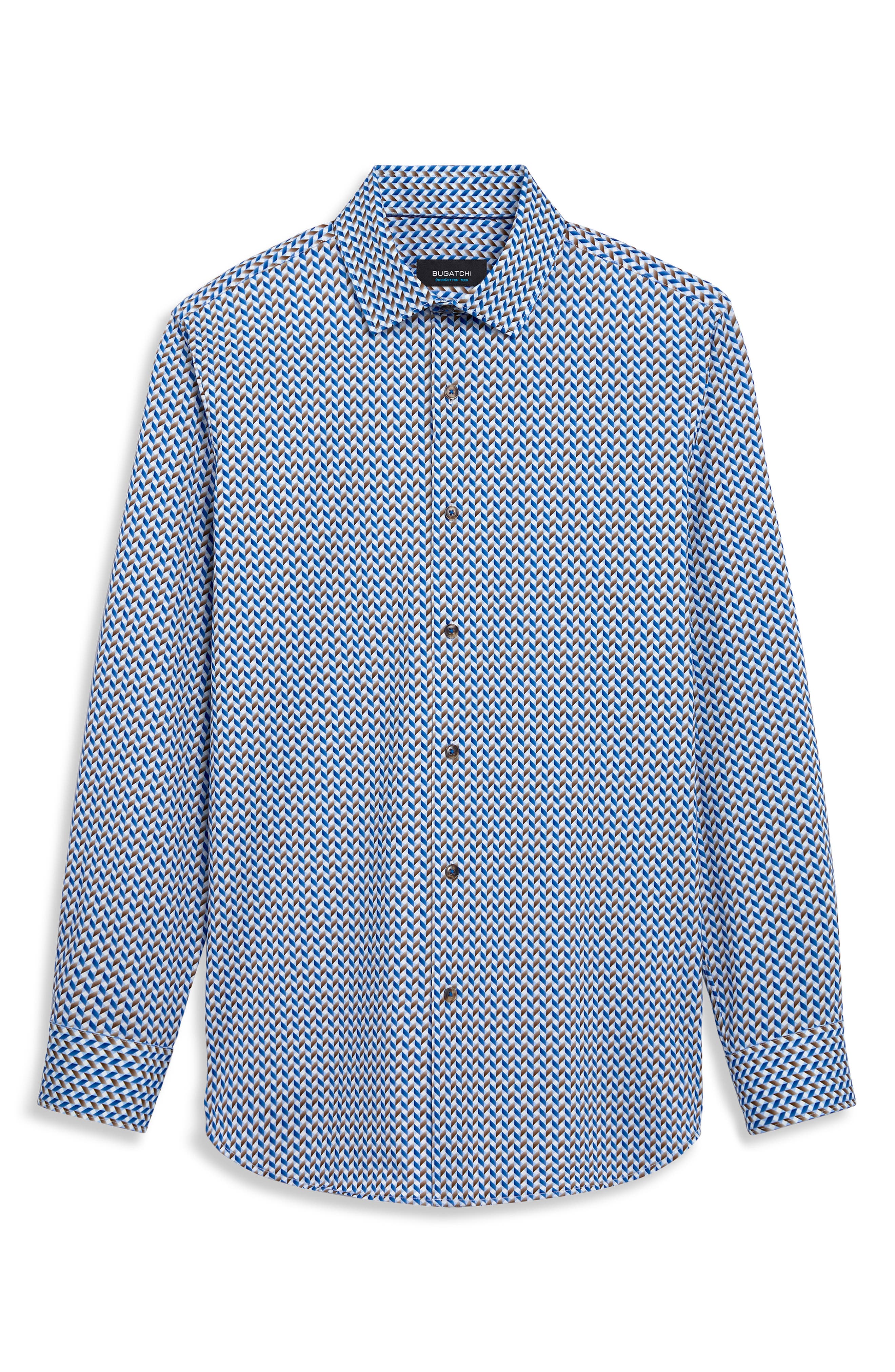 Bugatchi 8-Way Comfort Stretch Button-Down Shirt (Men) | Nordstromrack