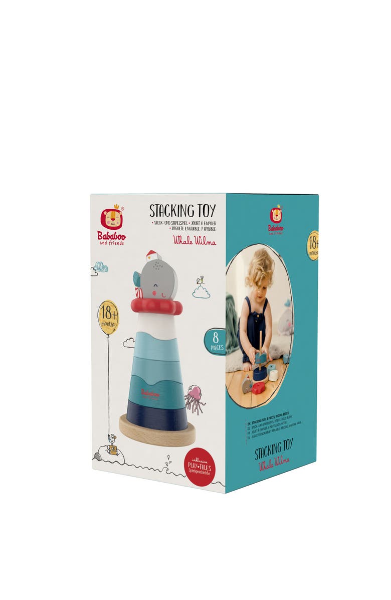 Bababoo and friends<sup>®</sup> Wilma Whale Stacking Toy, Alternate, color, Blue
