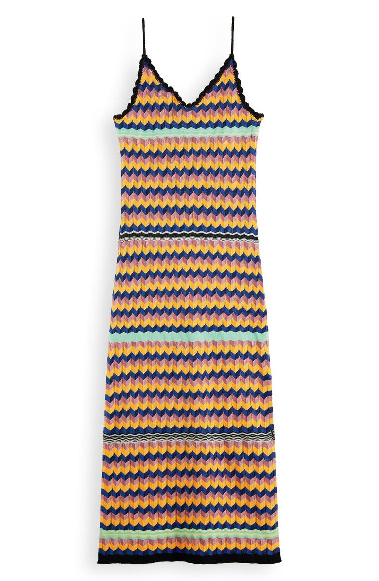 Scotch & Soda Born to Love Knit Midi Dress, Main, color, 